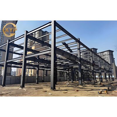 Buen precio 1000 metros cuadrados Prefabricado Estructura de acero prefabricada Edificio de almacén para fábrica de alimentos en línea