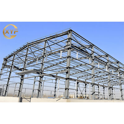 Buen precio Venta caliente Cuadro de metal Estructura de acero Taller de almacén Hangar Edificio sin columnas medias en línea