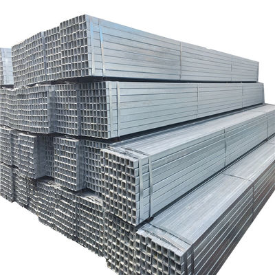 Buen precio 25x25 tubo cuadrado de acero galvanizado de 2,0 mm espesor TS550GD CGCC grado SGCC en línea